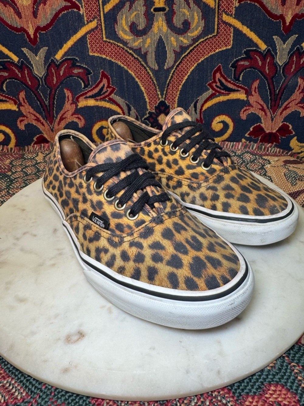 Vans Authentic Sneakers – Leopard Print, Women’s Size 8.5